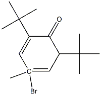 2,6-DI-TERT-BUTYL-4-BROMO-4-METHYLCYCLOHEXA-3,5-DIENONE 구조식 이미지
