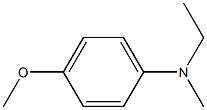 4-METHOXY-N-ETHYL-N-METHYLANILINE 구조식 이미지