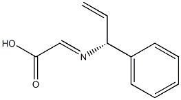 METHYLN-((1R)-1-PHENYLETHYL)IMINOACETATE 구조식 이미지