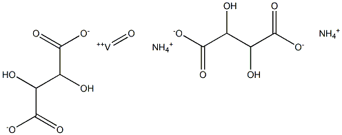 AMMONIUMVANADYLTARTRATE Structure