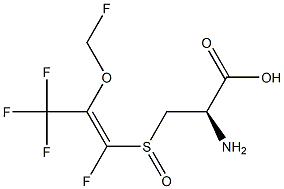 (Z)-S-(1-FLUORO-2-FLUOROMETHOXY-2-(TRIFLUOROMETHYL)VINYL)-L-CYSTEINESULFOXIDE 구조식 이미지