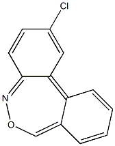 2-CHLORODIBENZOXAZEPINE 구조식 이미지