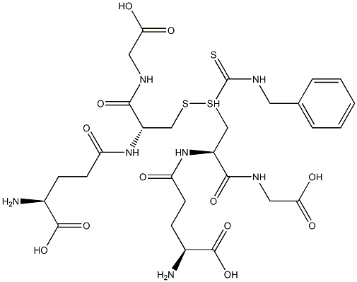 S-(N-BENZYLTHIOCARBAMOYL)GLUTATHIONE Structure