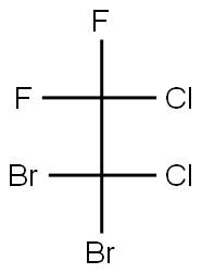 DIBROMODICHLORODIFLUOROETHANE 구조식 이미지