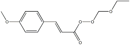 ETHOXYMETHOXY-PARA-METHOXYCINNAMATE 구조식 이미지