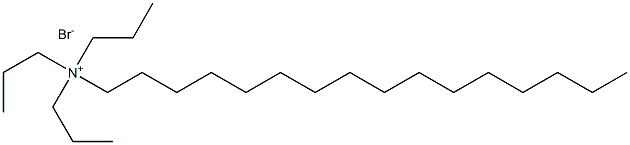 CETYLTRIPROPYLAMMONIUMBROMIDE 구조식 이미지