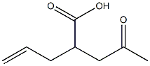 4-PENTENOICACID,2-OXOPROPYL- Structure