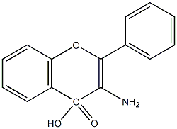 3AMINO4HYDROXYFLAVONE Structure