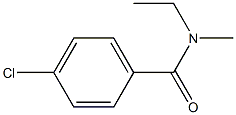 N-ETHYL-N-METHYL-PARA-CHLOROBENZAMIDE Structure