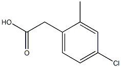 4-CHLORO-2-METHYLPHENYLACETICACID Structure