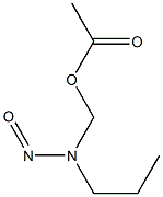 ACETICACID,PROPYLNITROSAMINOMETHYLESTER 구조식 이미지