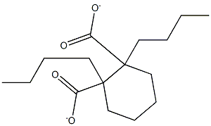 DI-N-BUTYLCYCLOHEXANE-1,2-DICARBOXYLATE 구조식 이미지