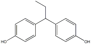 1,1-BIS(4-HYDROXYPHENYL)PROPANE Structure