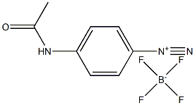 4-ACETAMIDOPHENYLDIAZONIUMBOROFLUORIDE 구조식 이미지