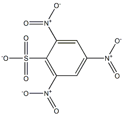 2,4,6-TRINITROBENZENESULPHONATE Structure