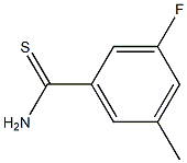 3-FLUORO-5-METHYL-THIOBENZAMIDE Structure