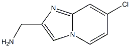 (7-Chloroimidazo[1,2-a]pyridin-2-yl)methylamine 구조식 이미지