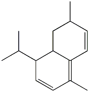 1,6-dimethyl-4-propan-2-yl-4,4a,5,6-tetrahydronaphthalene 구조식 이미지