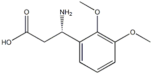 (S)-3-Amino-3-(2,3-dimethoxy-phenyl)-propanoic acid Structure