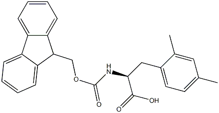 Fmoc-D-2,4-Dimethylphenylalanine 구조식 이미지