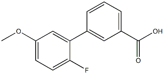 3-(2-Fluoro-5-methoxyphenyl)benzoic acid Structure