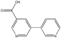 5-(Pyridin-3-yl)-nicotinic acid 구조식 이미지