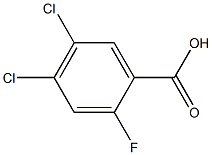 2-Fluoro-4,5-dichlorobenzoic acid Structure