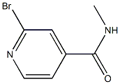 2-Bromo-n-methylisonicotinamide 구조식 이미지