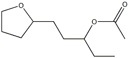 1-(2-Tetrahydrofuryl)-3-acetoxypentane Structure