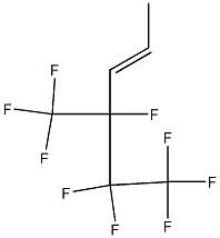 (E)-4,5,5,6,6,6-hexafluoro-4-(trifluoromethyl)hex-2-ene 구조식 이미지