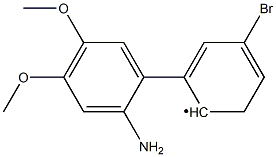 (2-Amino-4,5-dimethoxy-phenyl)-(4-bromo-phenyl)- Structure