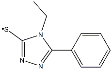 (4-Ethyl-5-phenyl-4H-[1,2,4]triazol-3-ylsulfanyl)- 구조식 이미지