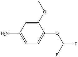 4-Difluoromethoxy-3-methoxy-phenylamine Structure