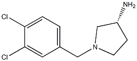 (3R)-1-(3,4-dichlorobenzyl)pyrrolidin-3-amine 구조식 이미지
