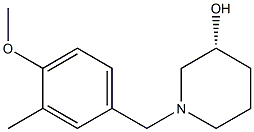 (3R)-1-(4-methoxy-3-methylbenzyl)piperidin-3-ol 구조식 이미지