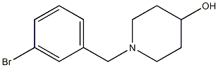 1-(3-bromobenzyl)piperidin-4-ol 구조식 이미지