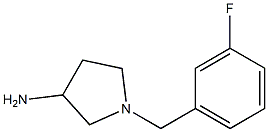 1-(3-fluorobenzyl)pyrrolidin-3-amine 구조식 이미지