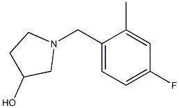 1-(4-fluoro-2-methylbenzyl)pyrrolidin-3-ol Structure