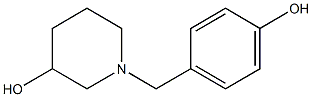 1-(4-hydroxybenzyl)piperidin-3-ol Structure