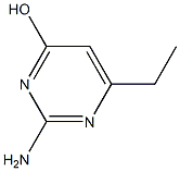 2-amino-6-ethylpyrimidin-4-ol 구조식 이미지