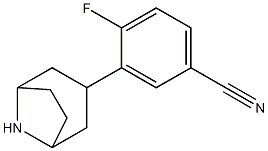 3-(8-azabicyclo[3.2.1]oct-3-yl)-4-fluorobenzonitrile Structure