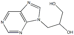 3-(9H-purin-9-yl)propane-1,2-diol 구조식 이미지