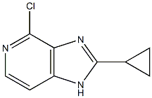 4-chloro-2-cyclopropyl-1H-imidazo[4,5-c]pyridine Structure