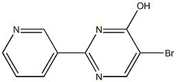 5-bromo-2-pyridin-3-ylpyrimidin-4-ol Structure
