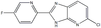 5-chloro-2-(5-fluoropyridin-2-yl)-3H-imidazo[4,5-b]pyridine Structure