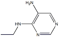 N4-ethylpyrimidine-4,5-diamine Structure