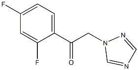 2-(1H-1,2,4-Triazole-1-yl)-2',4'-difluoro
acetophenone Structure