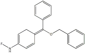 4-(benzyloxybenzylidene)fluoroanilline 구조식 이미지