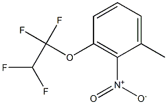 3-(1,1,2,2-TETRAFLUOROETHOXY)-2-NITROTOLUENE Structure