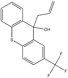 9-allyl-2-(trifluoromethyl)-9H-thioxanthen-9-ol 구조식 이미지